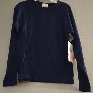 Athleta Blue Long Sleeve Tee Soft and Versatile